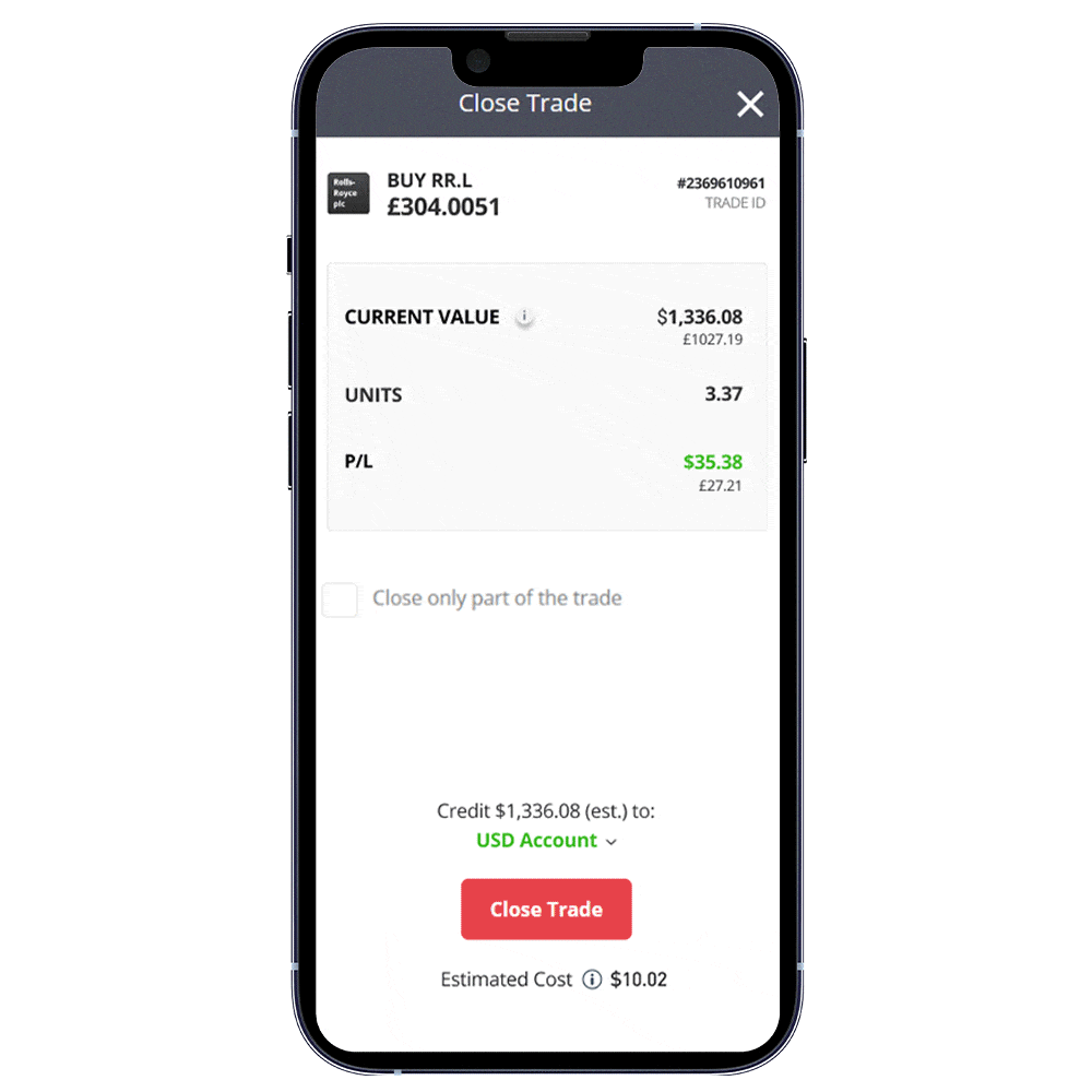 How do I close a position and receive the funds in my local currency ...